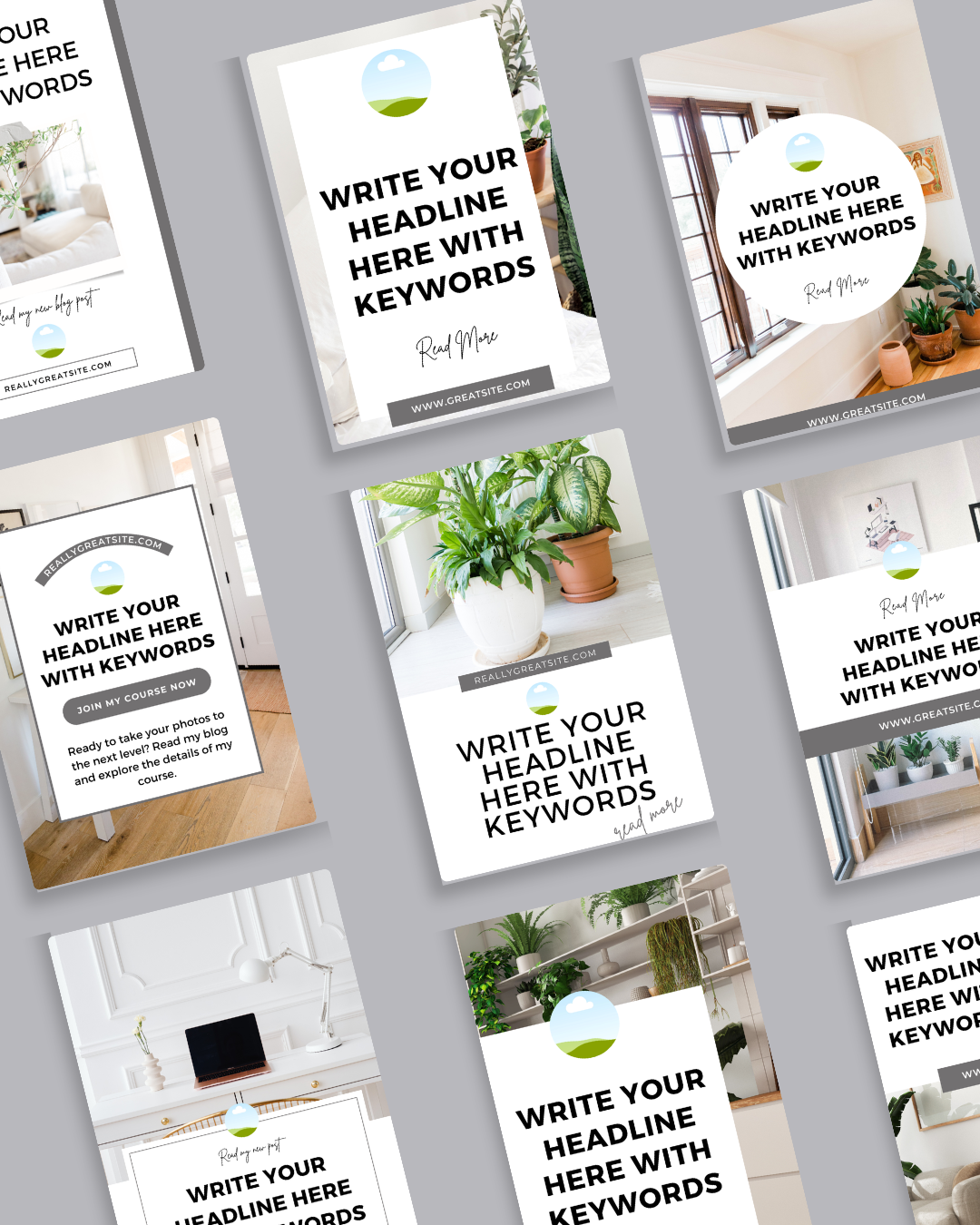 Pinterest templates