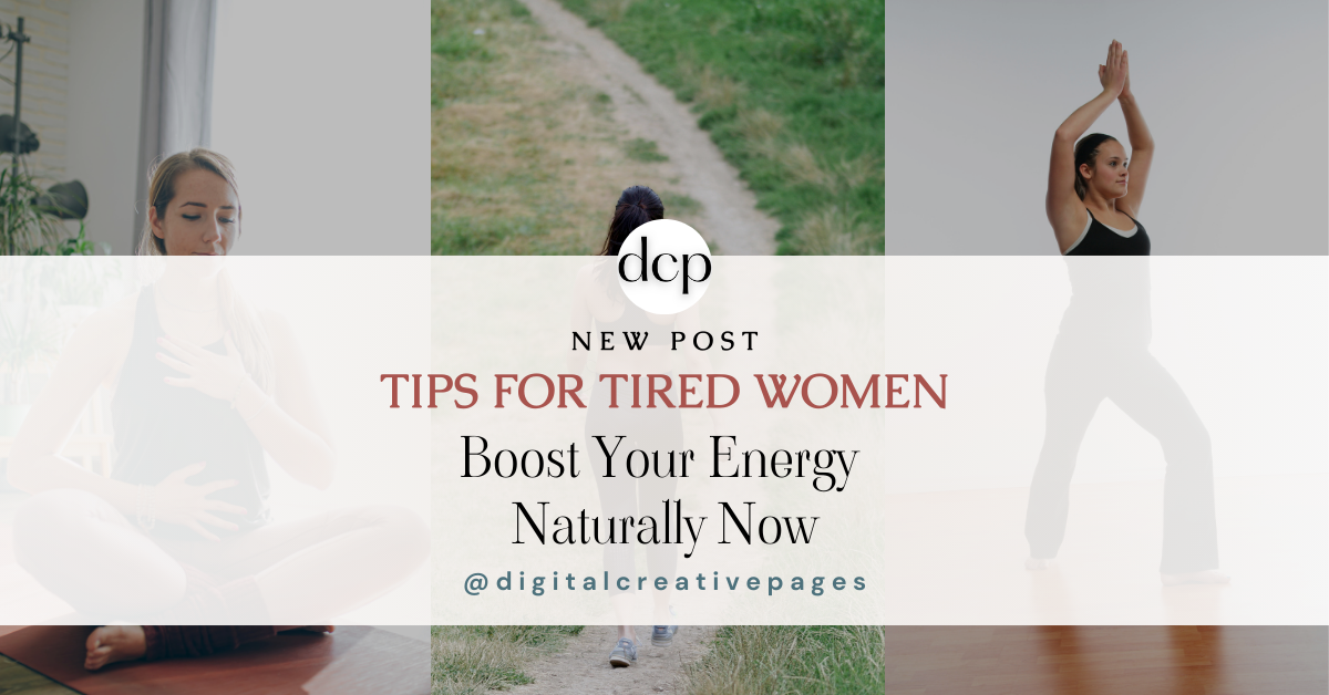 Boost your energy naturally now Tips for tired women