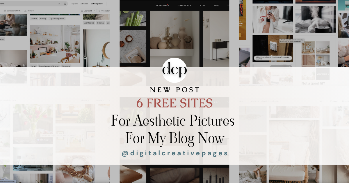 6 Free Sites For Aesthetic Pictures For Your Blog Now