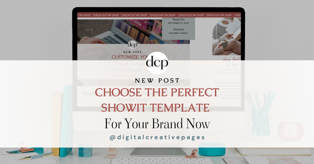 Choose the Perfect Showit Template for Your Brand Now