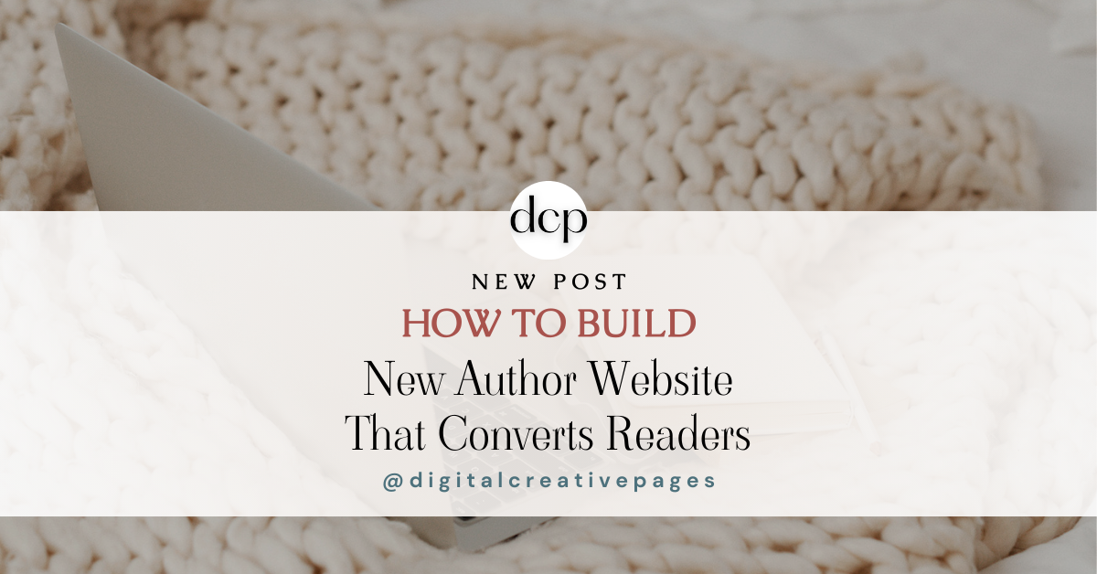 How To Build New Author Website That Converts Readers