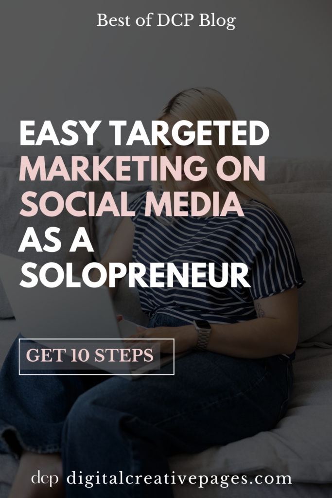 Easy Targeted Marketing On Social Media As A Solopreneur