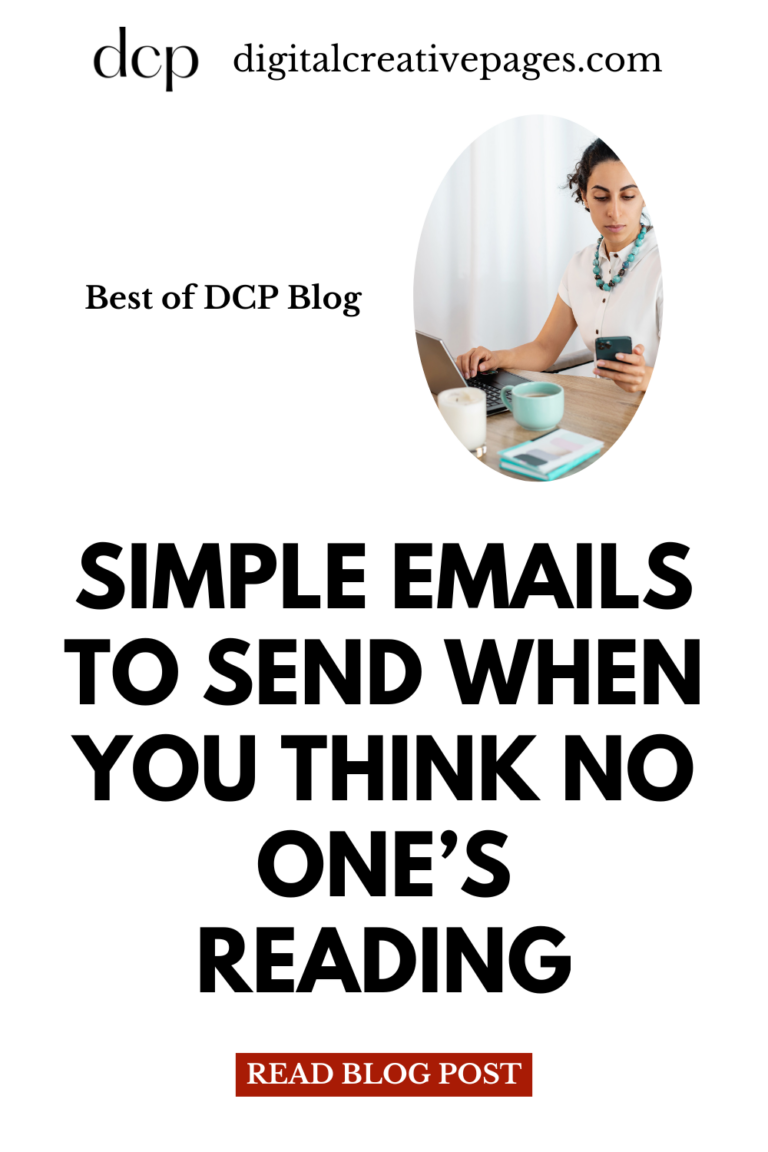 Simple Emails to Send When You Think No One’s Reading