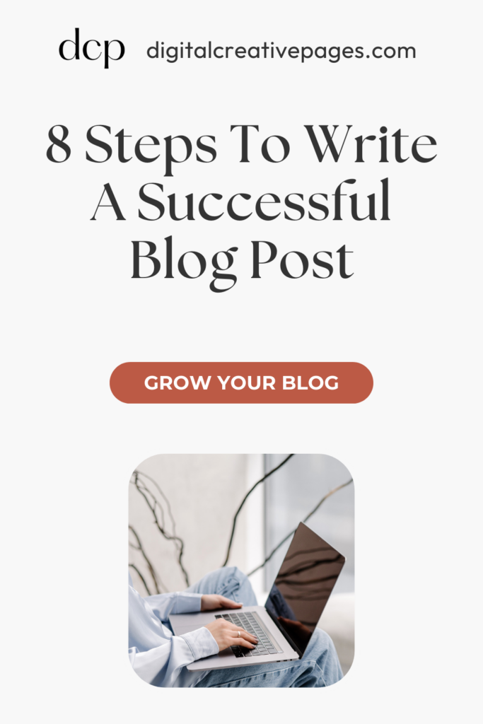 How To Write A Successful Blog Post In 8 Steps