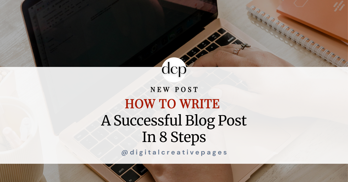 How To Write A Successful Blog Post In 8 Steps