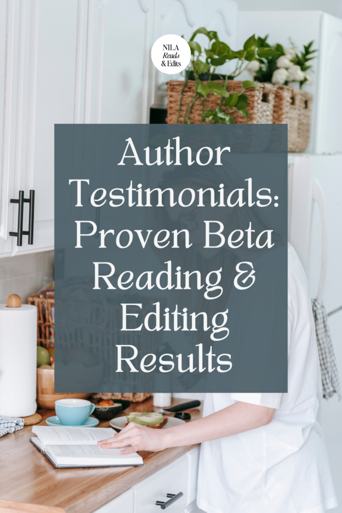 Proven Beta Reading And Editing Results Author Testimonials